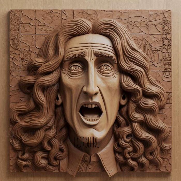 weird al 2 stl model for CNC